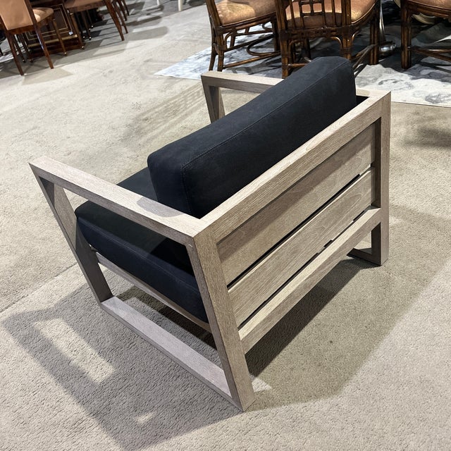 Restoration Hardware Aegean Teak Wood Chair Chairish