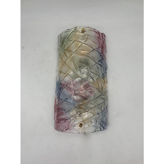 Wall Lamps in Murano Glass attributed to Mazzega, 1980s, Set of 2 For Sale - Image 7 of 10