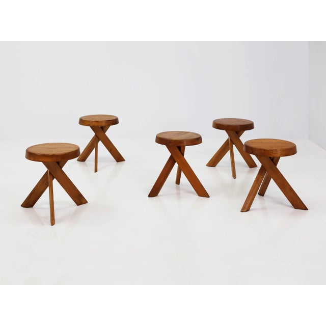 Model S31A Stool by Pierre Chapo, France, 1974, in Very Good conditions. Designed 1970 to 1979 I have official proof of...