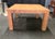 Mid-century modernist burl wood Parsons side/end table in the style of Milo Baughman. The table features a squared-off...