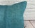 Turkish 20 x 20 Hemp Pillow Turkish Cushion Natural Blue Pillow Cushion Cover For Sale - Image 3 of 4