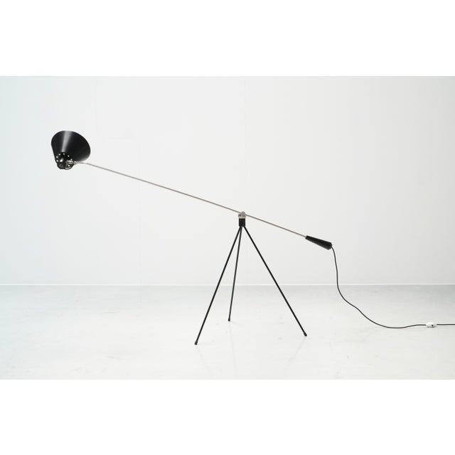 Vintage Magneto Floor Lamp by Henk Fillekes for Artiforte, the Netherlands, 1950s For Sale - Image 13 of 13