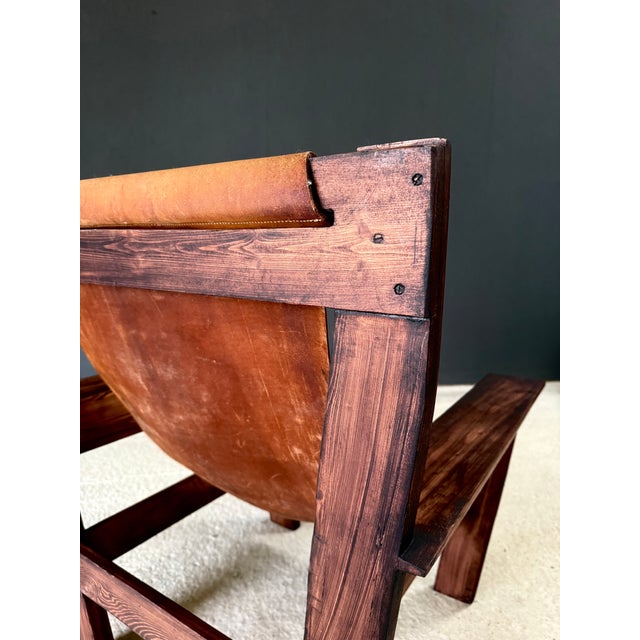 Mid-Century Handcrafted Beach Sling Lounge Chair, Netherlands, 1960s For Sale - Image 18 of 18