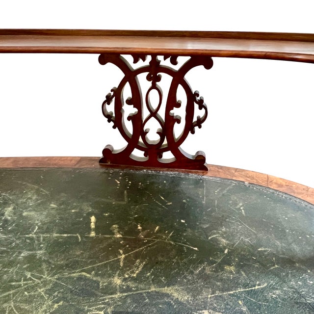 English 19th Century Kidney Shaped Desk For Sale - Image 4 of 4