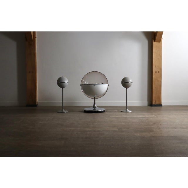 Black Vintage Vision 2000 Hifi Stereo System with Grundig Audiorama Speakers by Thilo Oerke for Rosita, Germany, 1965, Set of 3 For Sale - Image 8 of 12