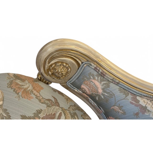 1950s Maison Jansen Inspired Leaf-Back Slipper Chairs - A Pair For Sale - Image 12 of 18
