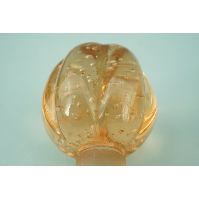 Vintage Art Deco Bottle in Murano Pulegoso Glass by Flavio Poli, 1920s For Sale - Image 17 of 18