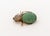 Mid-Century Modern 10k Yellow Gold Jade Quartz Insect Brooch For Sale - Image 3 of 8