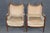 French Pair of Antique French Louis XVI Bergère Chairs, Walnut Carved Frames With Down Cushions, Turn of the Century For Sale - Image 3 of 15