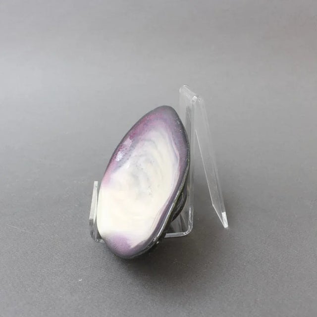 1950s Decorative Ceramic Vide-Poche by Pol Chambost, 1950s For Sale - Image 5 of 13