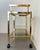 Hollywood Regency Gold Bar Cart, 1980s For Sale - Image 12 of 15