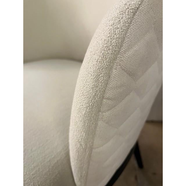 Modern Contemporary Upholstered Lounge Chair For Sale - Image 3 of 4