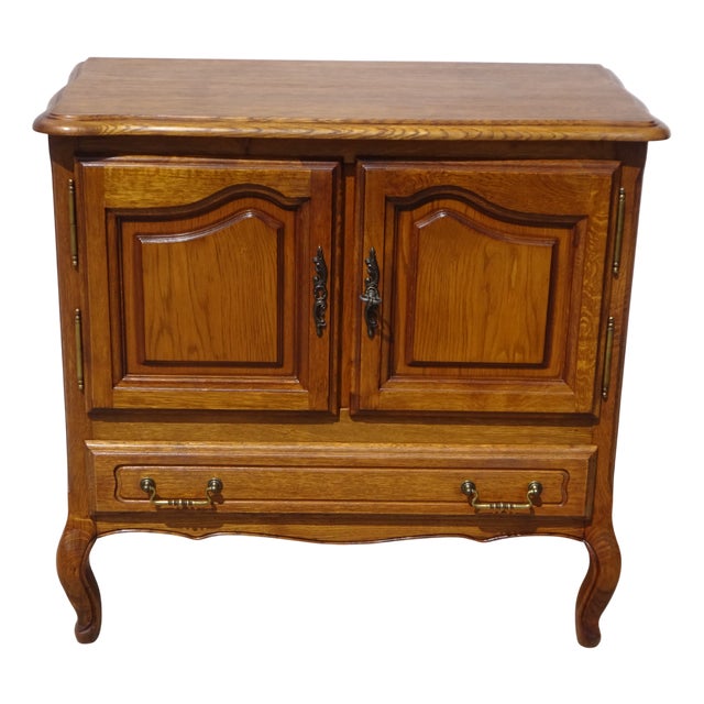 Small Light Oak Buffet, 1980s For Sale