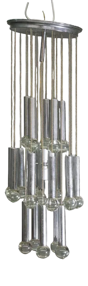 Suspension Chandelier by Gaetano Sciolari, 1965