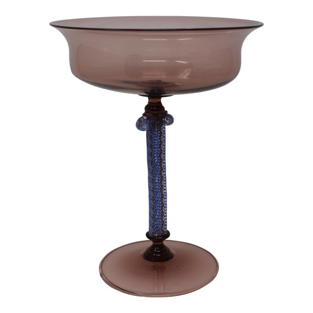 Vintage Murano Compote For Sale