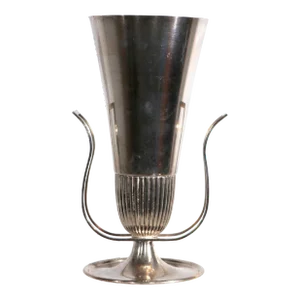 Silver Plate Urn Form Vase by Tommi Parzinger