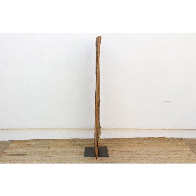 Brown Rare Antique Nommo & Lebe Carved Door For Sale - Image 8 of 9