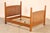 High Quality American Made Mission Style Oak Queen Bed With Vertical Slat Headboard And Footboard. Straight Post Form With...