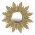 Small Gold Sunburst Wall Mirror For Sale