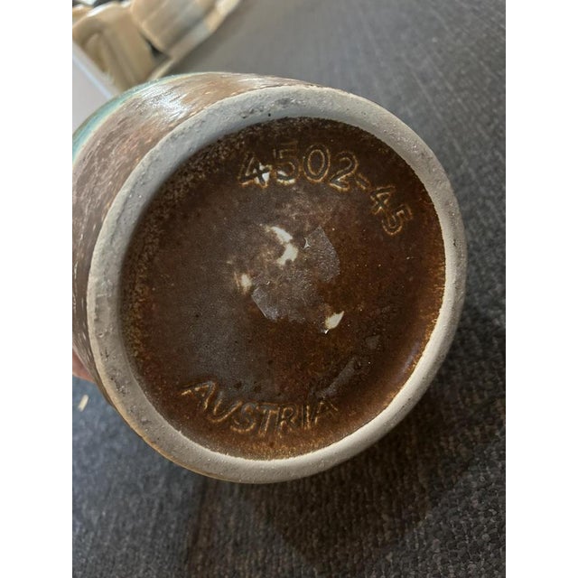 Vintage Austrian Ceramic Jug For Sale - Image 6 of 8