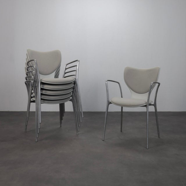 Gorka Dining Chairs by Jorge Pensi for Akaba, Spain, 1990s, Set of 6 For Sale - Image 12 of 12