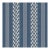 Sample - Schumacher Deja Stripe Fabric in Indigo For Sale