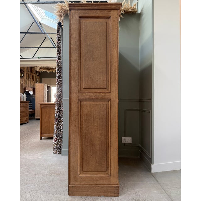Parisian Oak Wardrobe, 1950s For Sale - Image 6 of 14