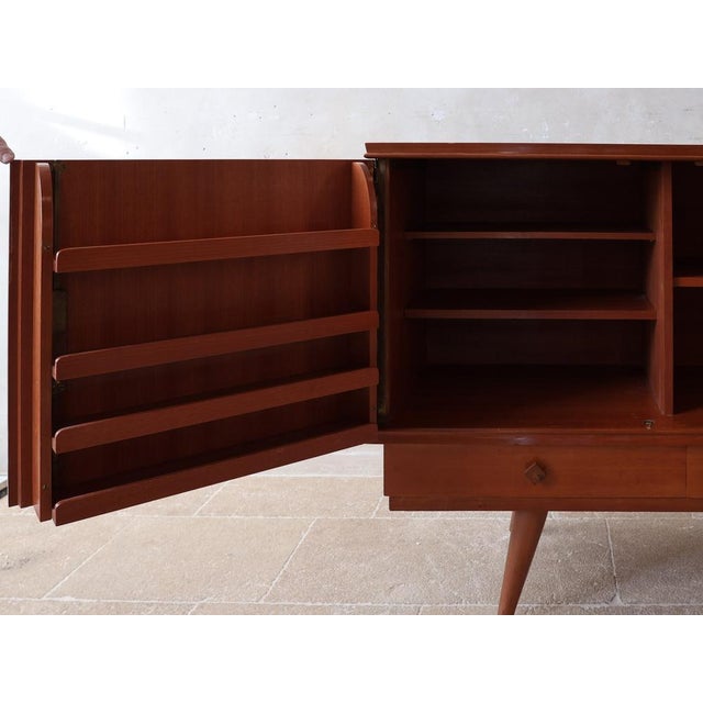 Mid-Century Modern Teak Sideboard by Gaston Poisson, 1960s For Sale - Image 13 of 18