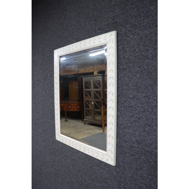 Painted Botanical Mirror Attributed to the Kellogg Collection For Sale In Philadelphia - Image 6 of 7