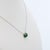 1.2Ct Zambian Emerald Pendant With Attached Chain in Solid 14k Gold, Oval 8x6mm For Sale In Columbus - Image 6 of 8