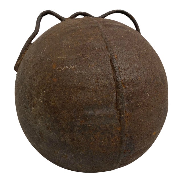 Antique Iron Bouy For Sale
