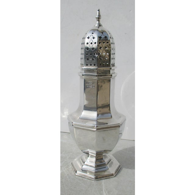 Muffineer Sterling Silver by Edward Viner 5 Ounces For Sale - Image 4 of 5