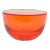 Orange Lidded Lucite Box For Sale