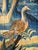 Flemish 18 Century Verdure Three Birds and Thistle Plant For Sale - Image 14 of 18