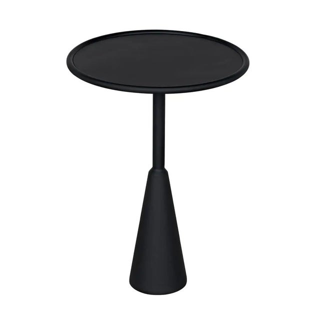 Mid-Century Modern NOIR Hiro Side Table, Black Iron For Sale - Image 3 of 6