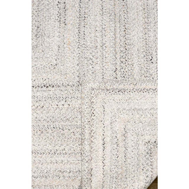 2010s Sagres Indoor/Outdoor Grey Area Rug, 10' 0'' X 14' 0'' For Sale - Image 5 of 7