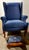 1980s Fireside Wingback Queen Anne Recliner For Sale - Image 4 of 11