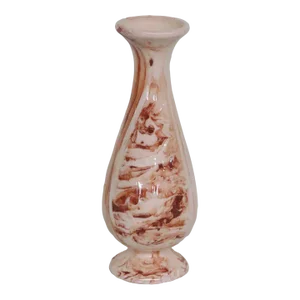 Sitka Clay Brown Marbled Small Bud Vase