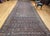 Navy Blue 19th Century Persian Farahan Gallery Rug, Hand-Knotted Wool, Herati Geometric Pattern, Navy & ivory, 7x19 For Sale - Image 8 of 18