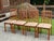 Mid-Century Modern 1980s Koda Woodcraft Danish Modern Teak Slat Back Side Dining Chairs -4 For Sale - Image 3 of 8