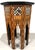 Early 20th Century Antique Moroccan Side Table With Shell and Wood Inlay For Sale - Image 5 of 11