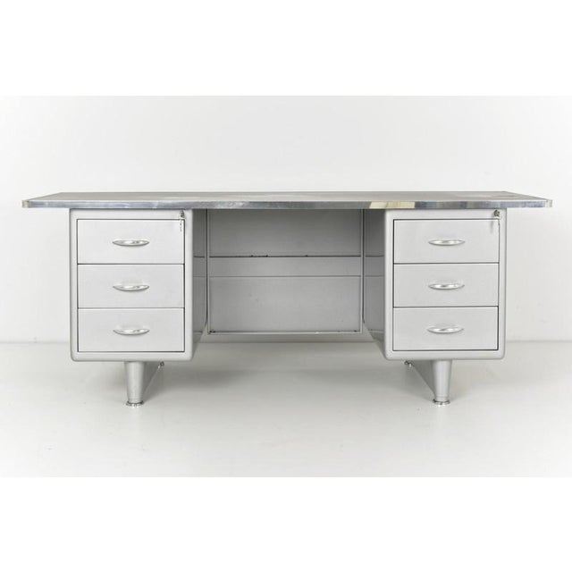 Black Boss Desk from Mauser, 1955 For Sale - Image 8 of 15
