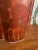 Chinoiserie 1960’s Salmon and Gold Chrysanthemum Chinoiserie Vase by Norleans For Sale - Image 3 of 8