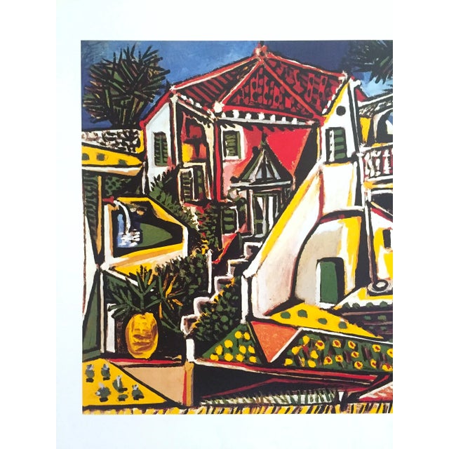Pablo Picasso Offset Lithograph Print Poster " Paysage Mediterraneen " 1952 For Sale In Kansas City - Image 6 of 13