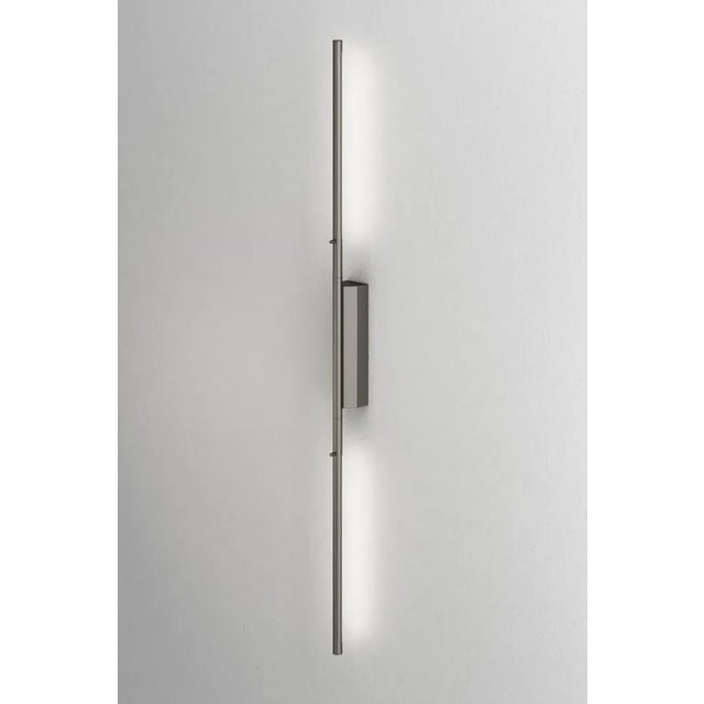 Contemporary IP Link Double 960 Satin Graphite Wall Light by Emilie Cathelineau For Sale - Image 3 of 4