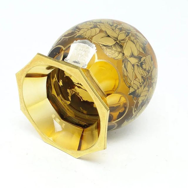 Art Nouveau Vase from Kamenicky Senov, Czechoslovakia, 1890s For Sale - Image 3 of 12