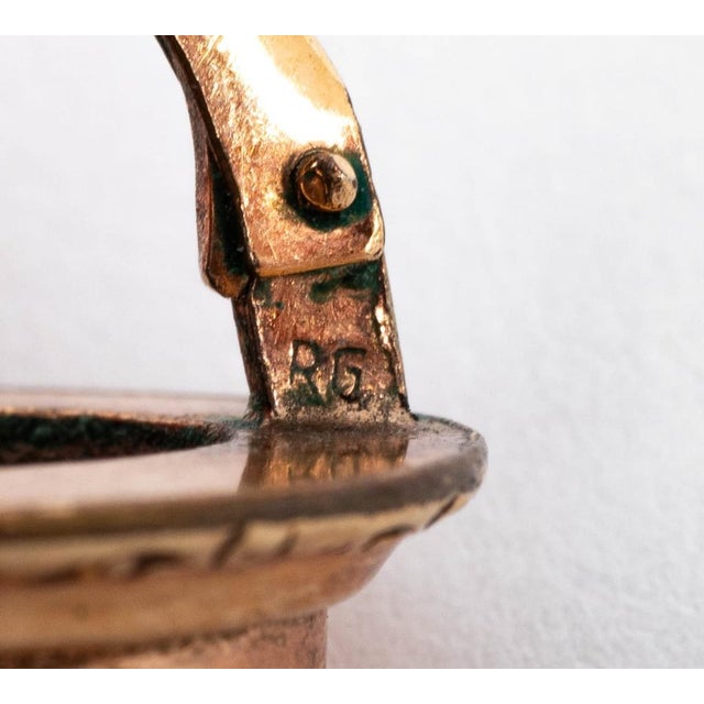 14k Gold & Black Onyx Earrings For Sale In New York - Image 6 of 6