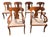 Set of 6 Mid 20th Century Regency Solid Cherry Dining Chairs Attributed to Henkel Harris For Sale