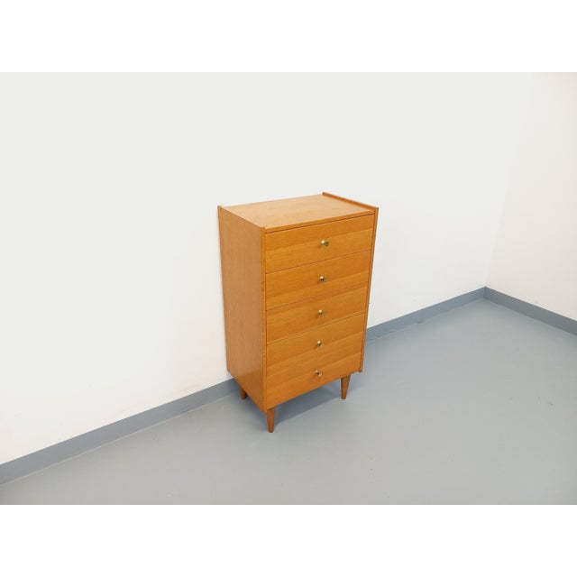 Vintage Oak Chest of Drawers, 1960s For Sale - Image 13 of 18