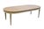HIGH END VINTAGE Solid Cherry Italian Neoclassical Regency Revival 93" Oval Dining Table Cannot identify manufacturer, but...